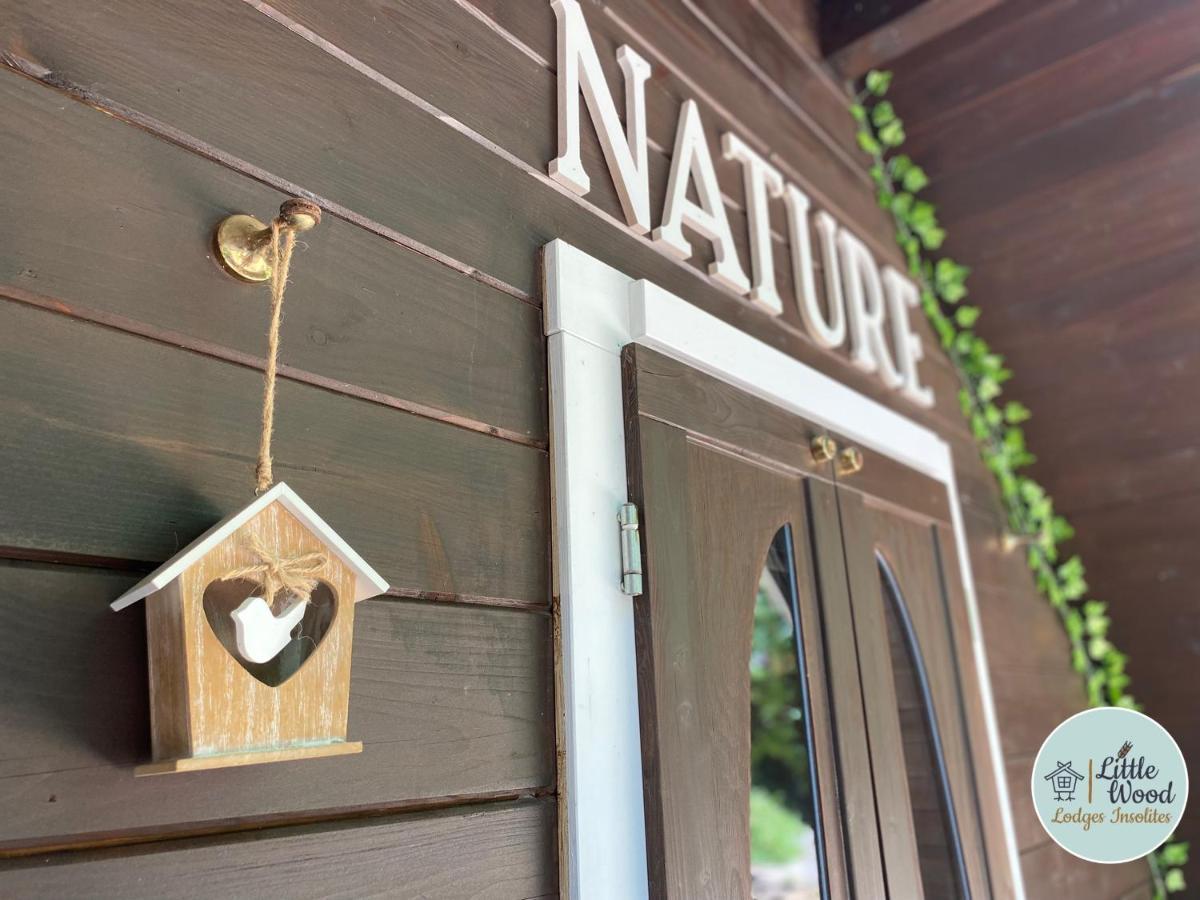 Little Wood Lodges Insolites Bailly-aux-Forges 外观 照片