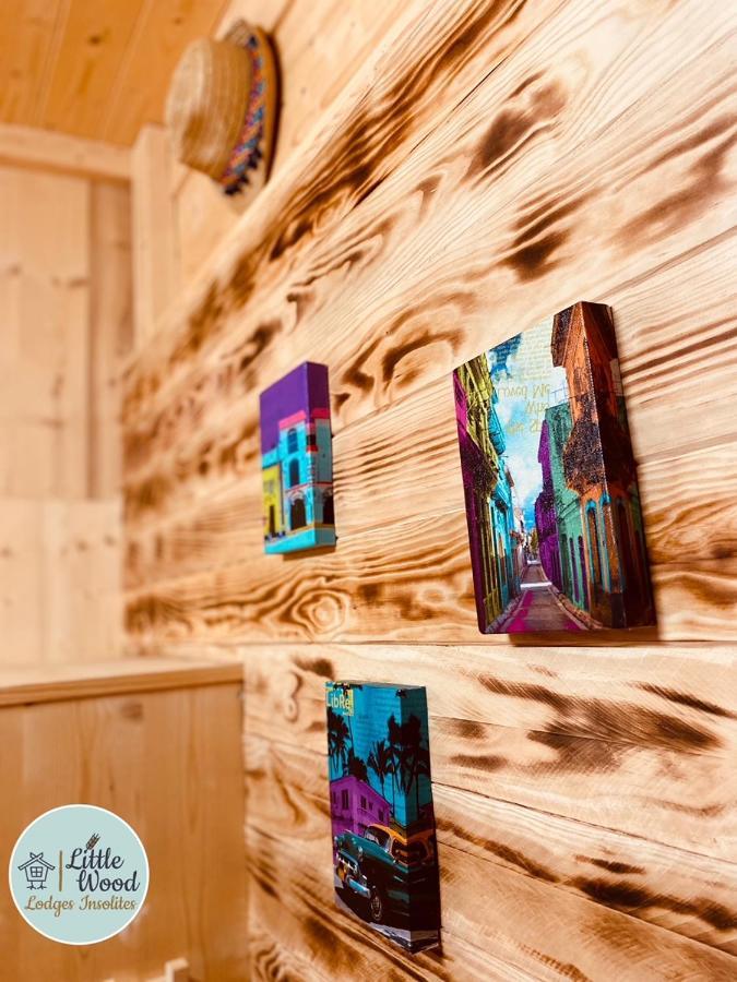 Little Wood Lodges Insolites Bailly-aux-Forges 外观 照片