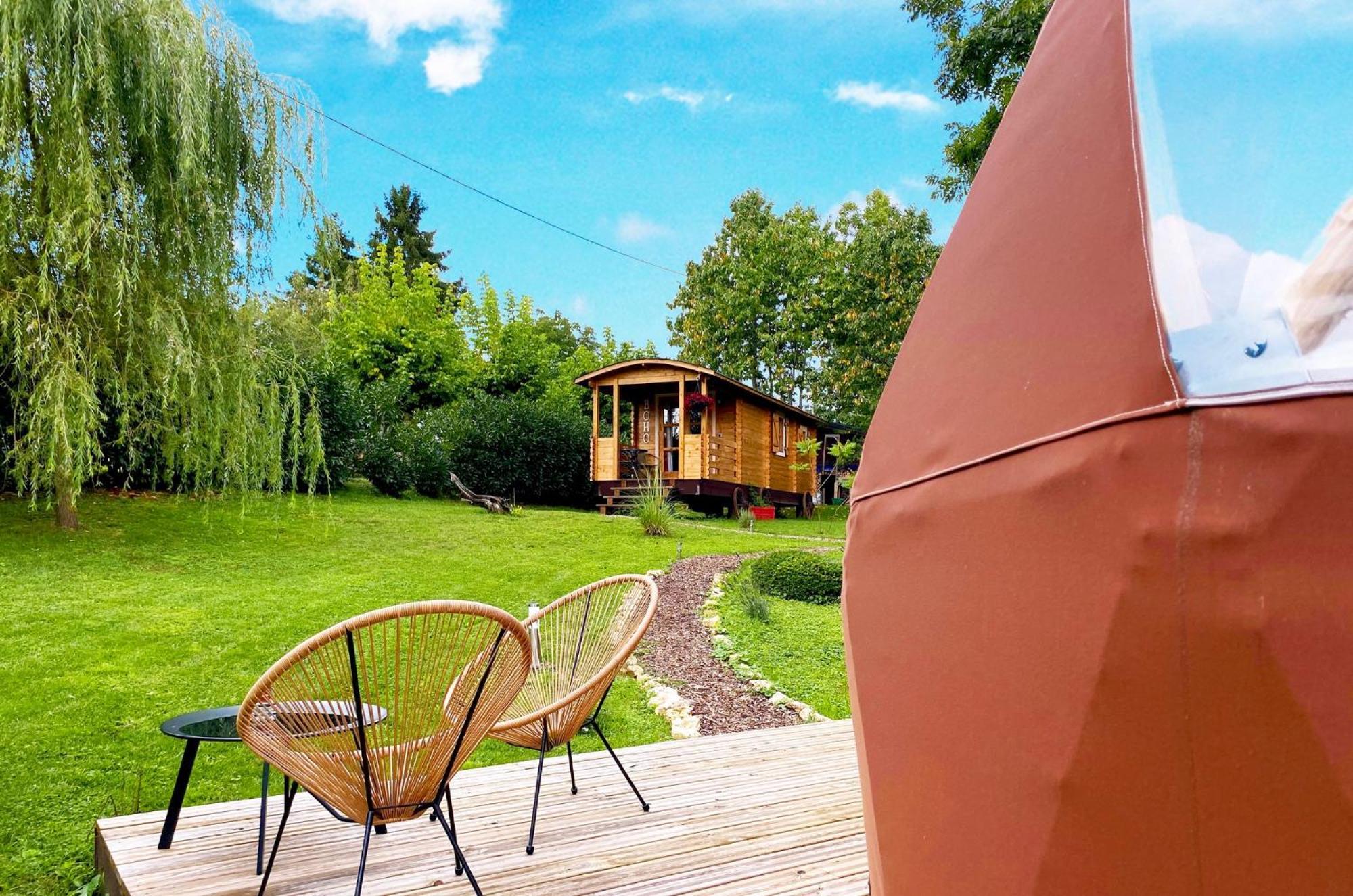 Little Wood Lodges Insolites Bailly-aux-Forges 外观 照片