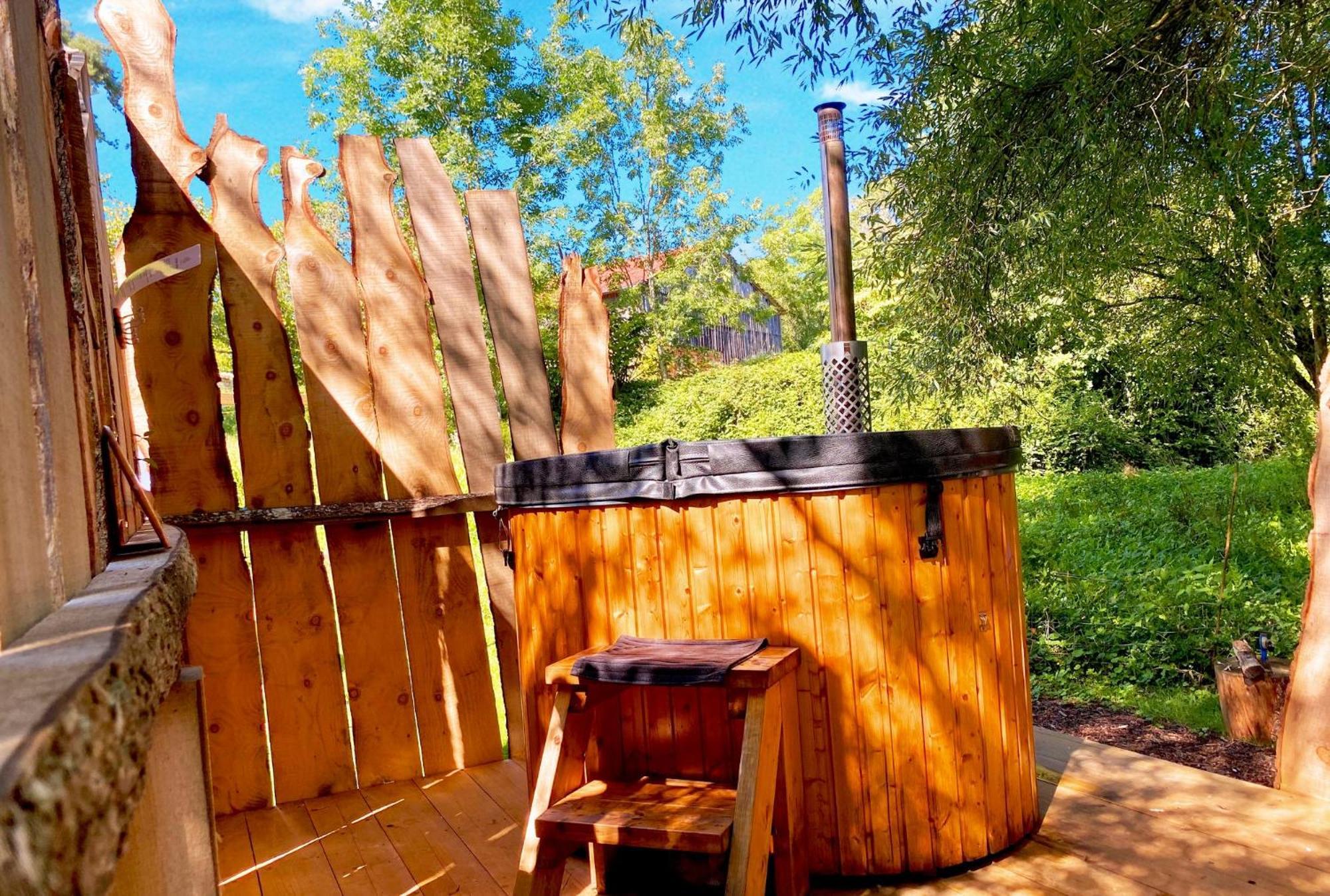 Little Wood Lodges Insolites Bailly-aux-Forges 外观 照片